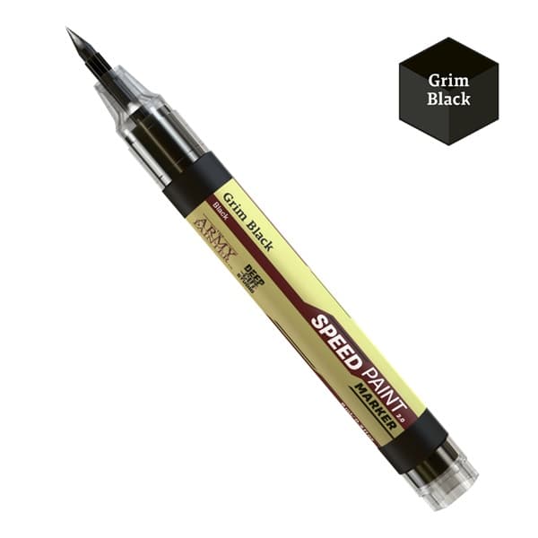 Army Painter: Speedpaint Marker - Grim Black - SM1020P