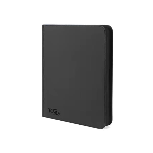 Mappe - TcgLab - Zippered 9-Pocket Toploader Binder: Black (Holder 252 kort)