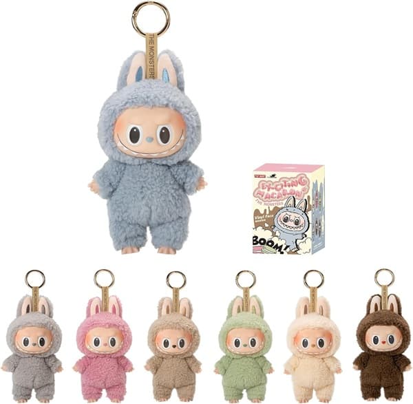 Labubu: The Monsters - V1: Exciting Macaron - Vinyl Plush Doll Pendant Blindbox