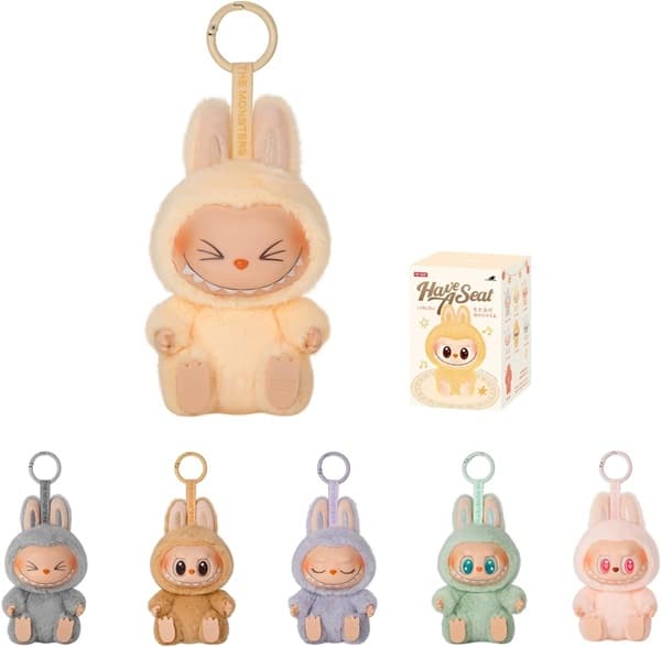 Labubu: The Monsters - V2: Have A Seat - Vinyl Plush Doll Pendant Blindbox