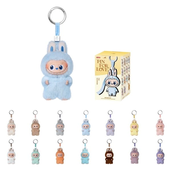 Labubu: The Monsters - V4A: Pin For Love (A-M) - Vinyl Plush Doll Pendant Blindbox