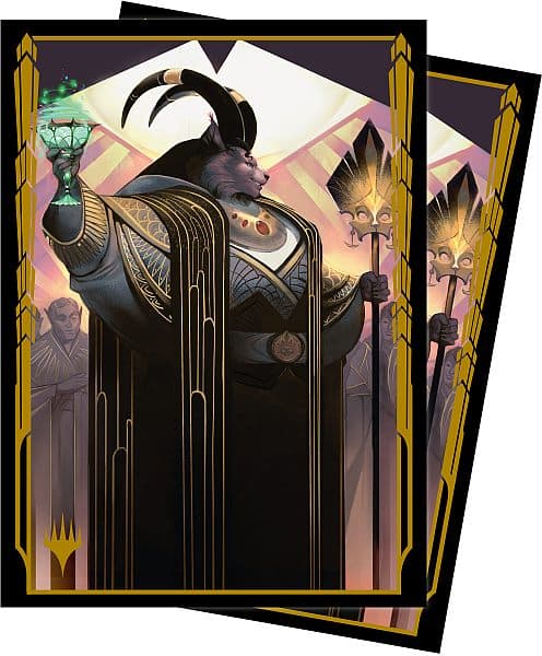 100 Lommer! Streets of New Capenna: V4 - Jetmir, Nexus of Revels - Matte Deck Protector Sleeves - Ultra Pro #19347