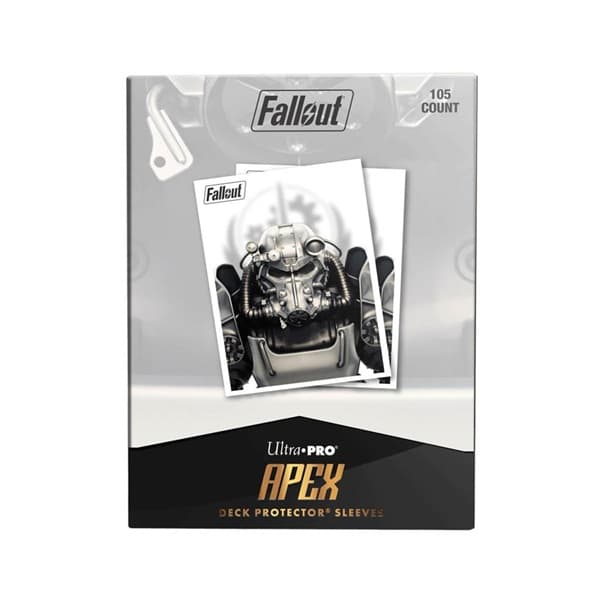 105 Lommer! Fallout: Brotherhood of Steel - Apex Matte Deck Protector Sleeves - Ultra Pro #16585