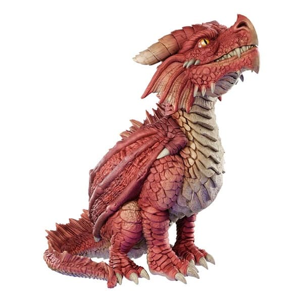 D&D Dungeons & Dragons - Replicas of the Realms: Red Dragon Wyrmling - 50th Anniversary - Foam Figure 73cm