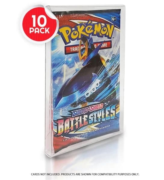 Evoretro - PET Protectors - 10-Pack (Pokemon, Magic, Yu-Gi-Oh Cards)