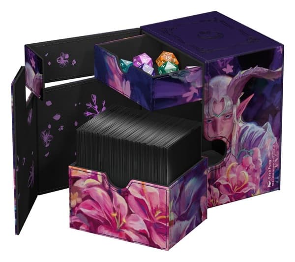 Ultimate Guard Flip'n'Tray Deck Case (Deck Box) 133+ Standard Size XenoSkin Squaroes: Magic: The Gathering - Lorwyn Eclipsed: Dawnhand Eulogist