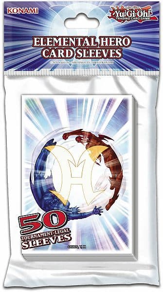 Yu-Gi-Oh Størrelse - Konami - Elemental Hero Yugioh lommer (50 stk.) - Sleeves #YGO-EHSlvs