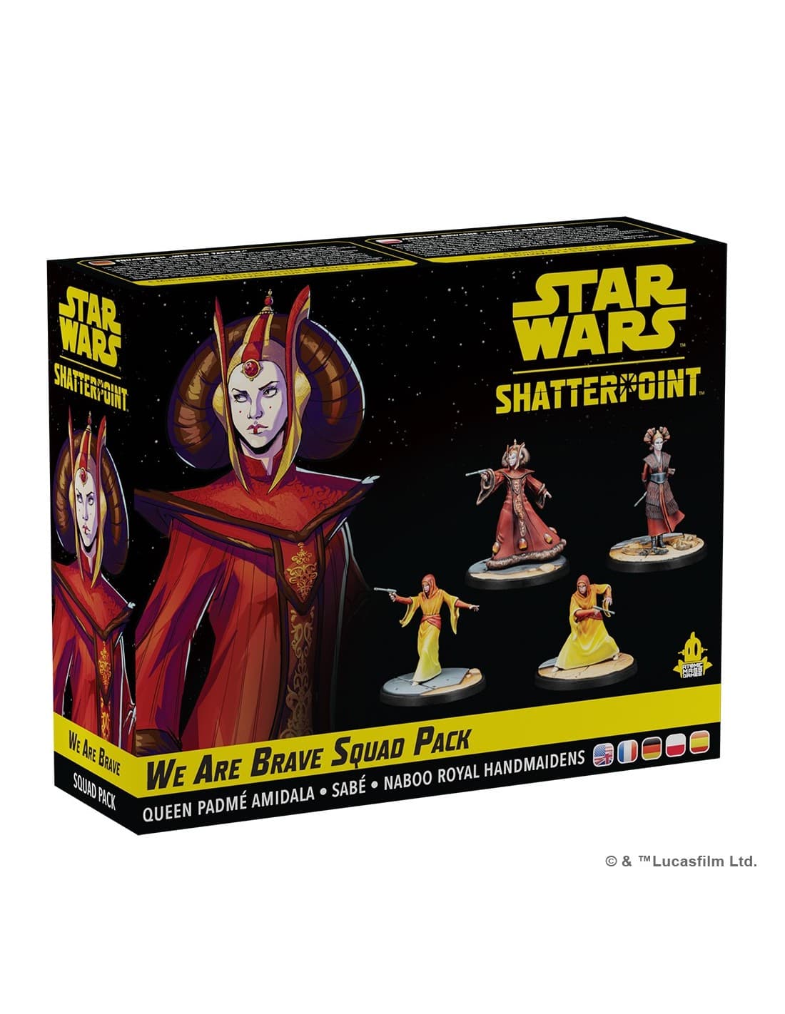 We Are Brave - Padme Amidala Squad pack - Star Wars Shatterpoint - Atomic Mass Games