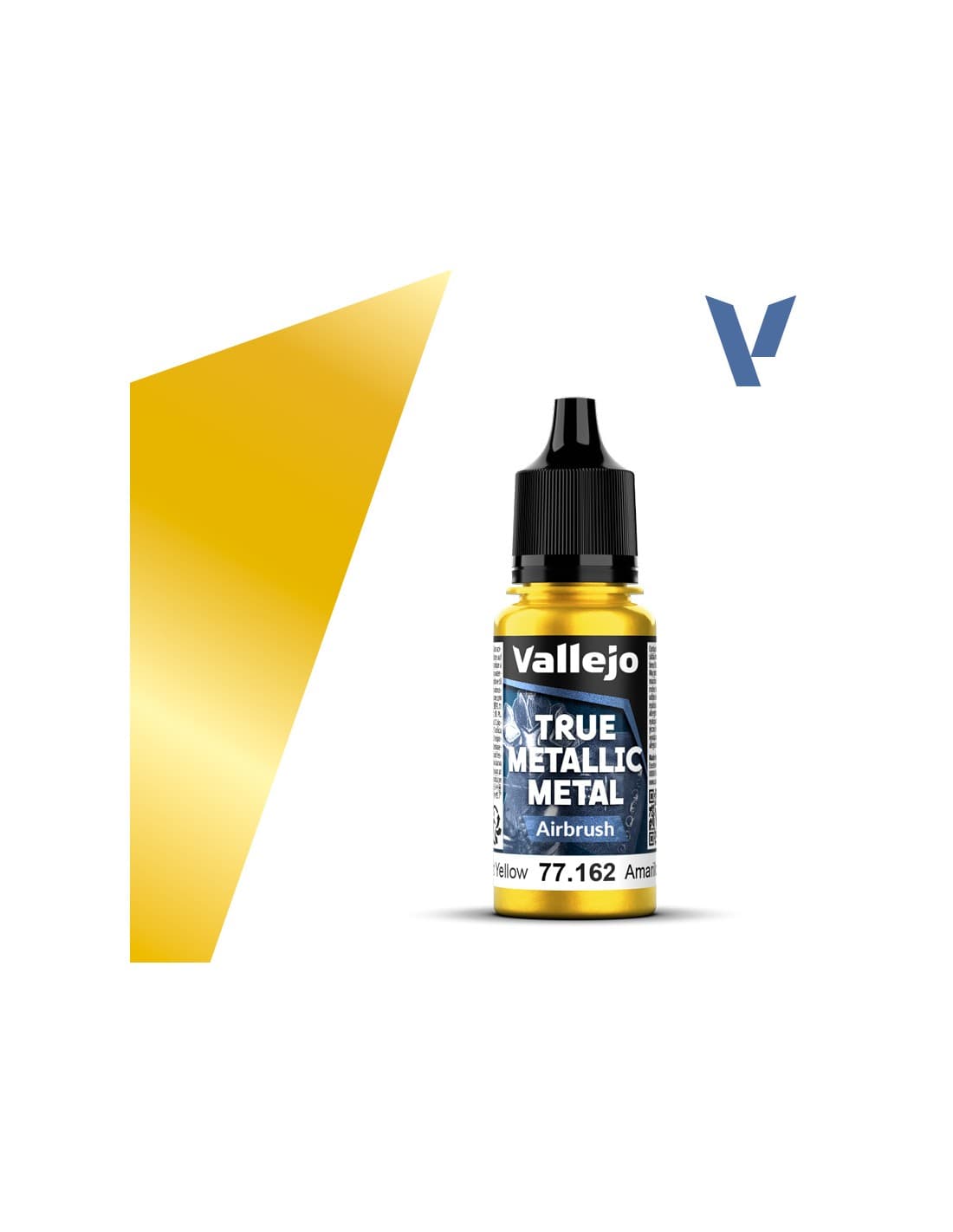 Radiant Yellow Airbrush - True Metallic Metal - Vallejo