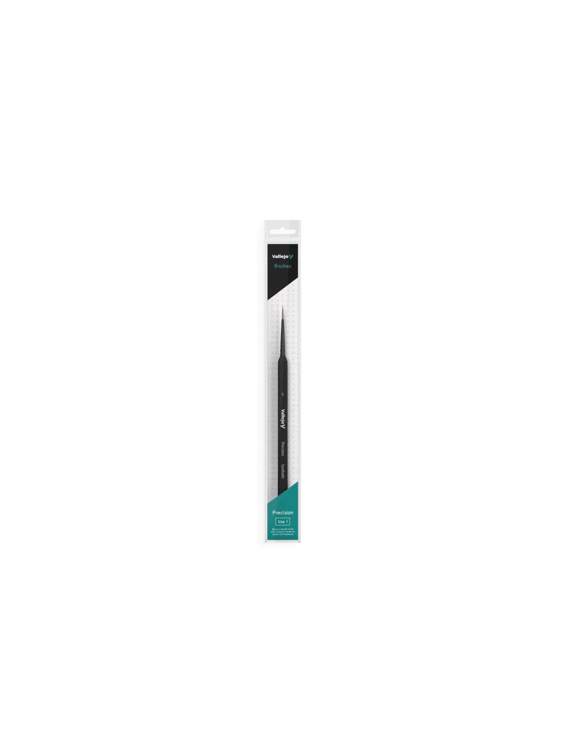 Precision Brush - Størrelse 1 - Round Synthetic Brush - Triangular Handle - Vallejo