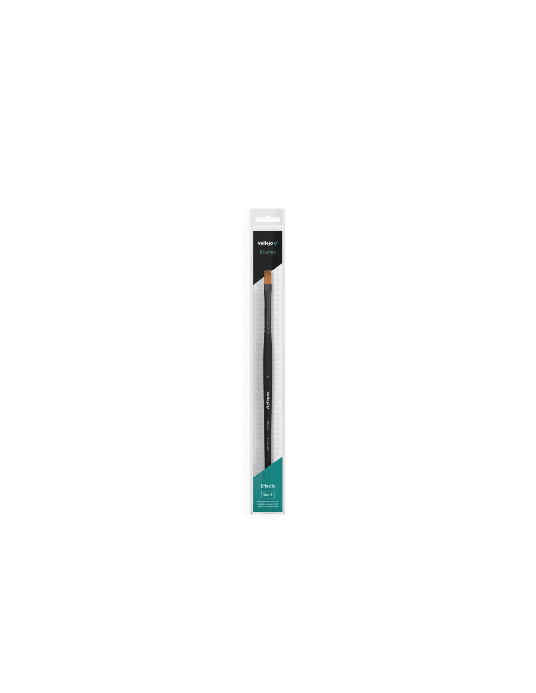 Effects Brush - Størrelse 6 - Flat Rectangular Brush - Vallejo