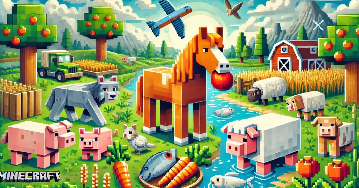 Dyr i Minecraft Dyr i Minecraft